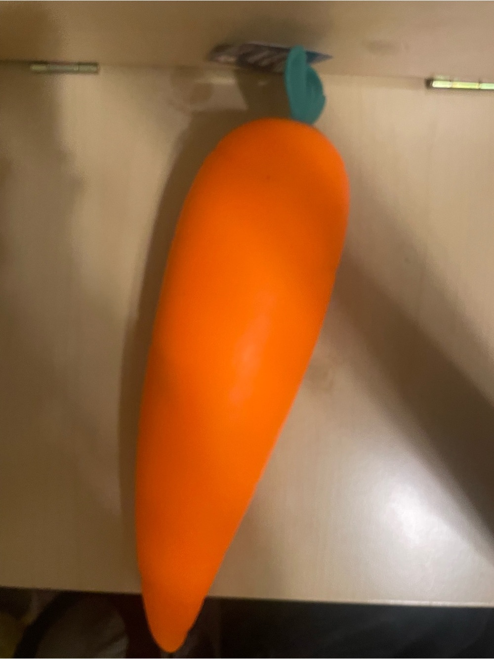 Kids Plush Carrot Toy - Orange